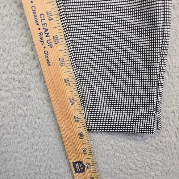 Elle Dress Pants Womens XS Long Skinny Pull On Mid Rise Work Preppy Academia - Picture 13 of 15